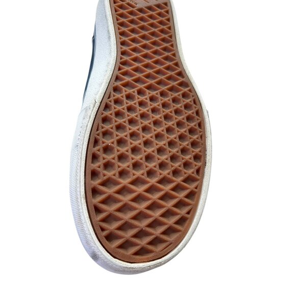 VANS Pro Skate Shoes Sneakers Blue Suede White Mens Sz 7.5 Low Top Lace Up - Picture 16 of 16